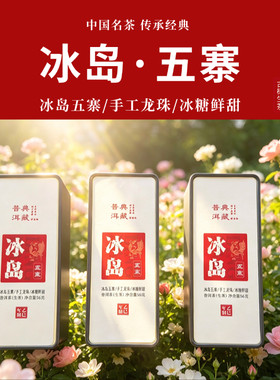 云南冰岛五寨古树普洱生茶龙珠