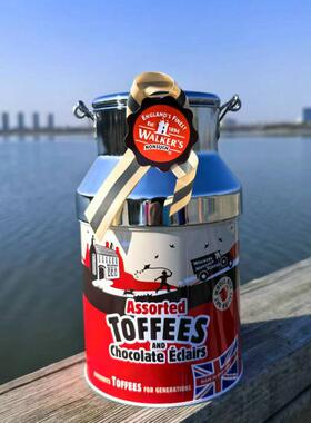 英国进口Walker's什锦太妃糖沃尔克斯太妃糖礼罐装喜糖礼盒装300g