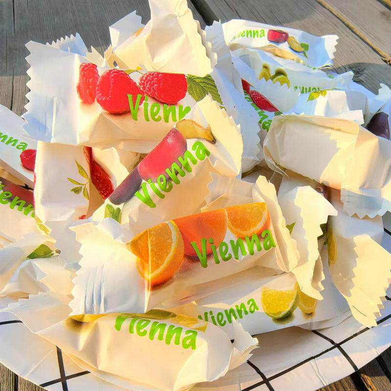 比利时进口Trefin水果夹心糖 vienna果味硬糖果 酸甜口味散装半斤