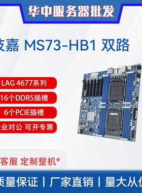 MS73-HB1至强四代双路主板C741芯片组DDR5内存4677针脚全定制