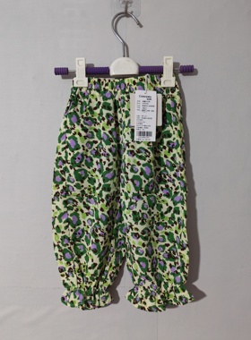 80码彩家女童防蚊裤夏季儿童裤子女宝灯笼裤长裤速干裤子品牌童装