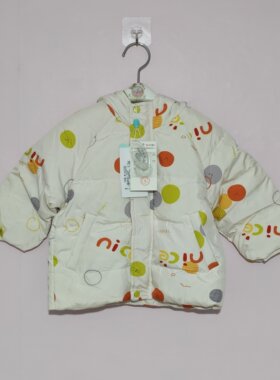 80-120码钓鱼猫儿童羽绒服薄款冬春季男童羽绒服女童羽绒服外套