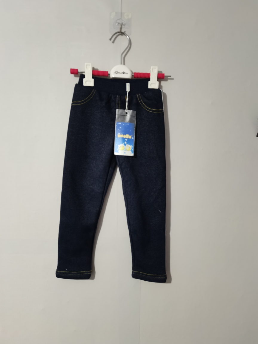 100-140码儿童加绒裤子女童加绒长裤清仓童装童裤秋冬棉裤打底