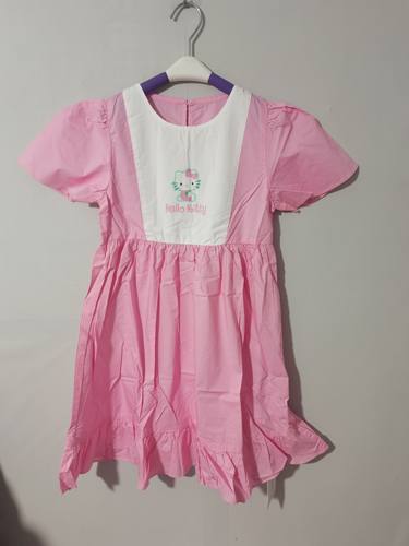 140-150码HelloKitty女童连衣裙夏季儿童短袖连衣裙女生裙子KT猫