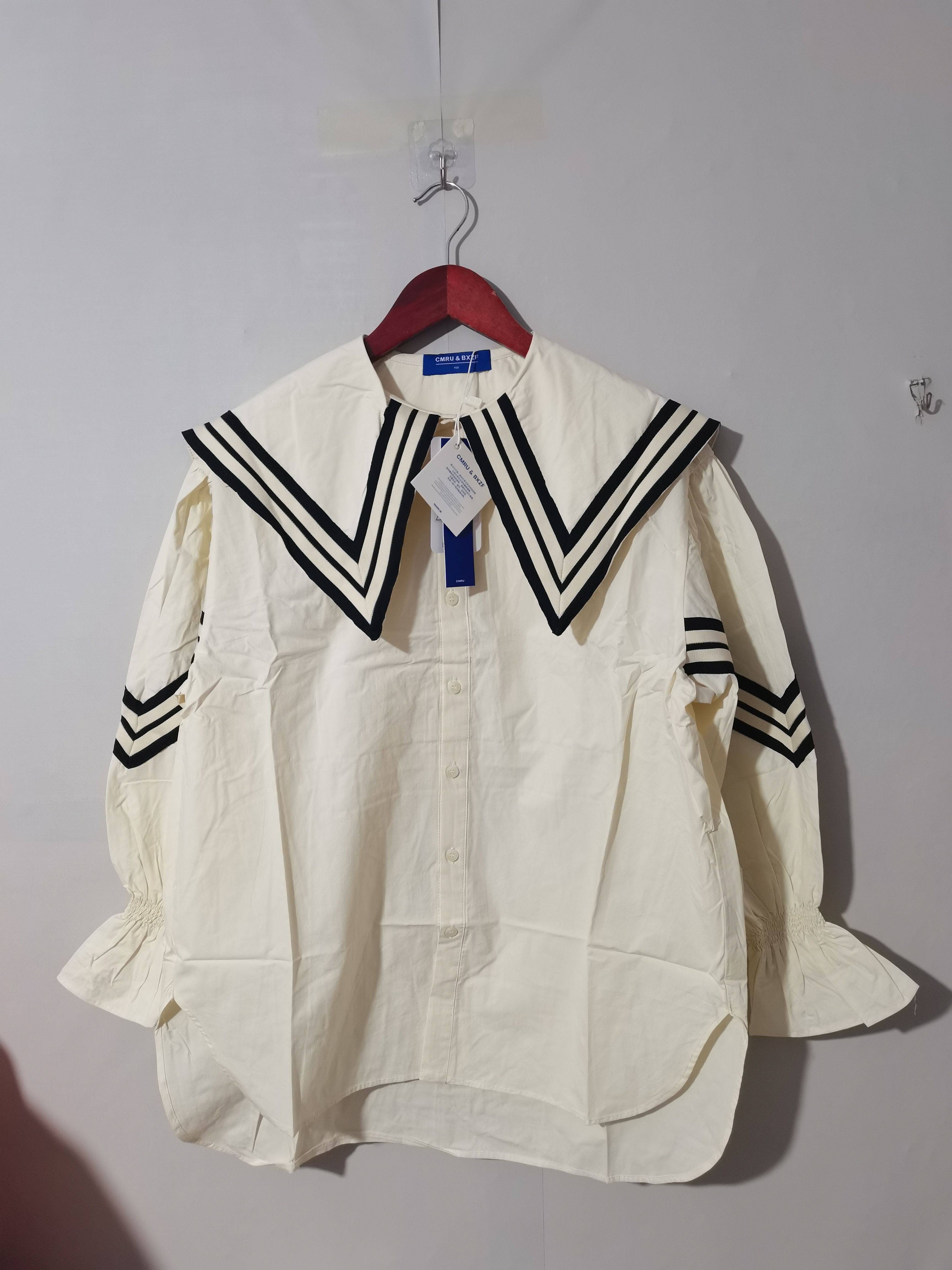 150-175码BXZF童装春秋季新款女童衬衫长袖上衣儿童衬衣