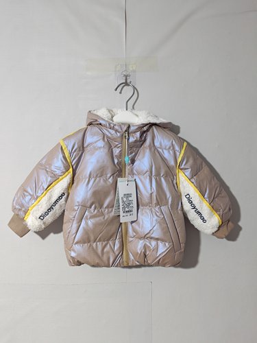 80-120码偏小一码钓鱼猫品牌儿童羽绒服男童羽绒服女童薄羽绒冬春