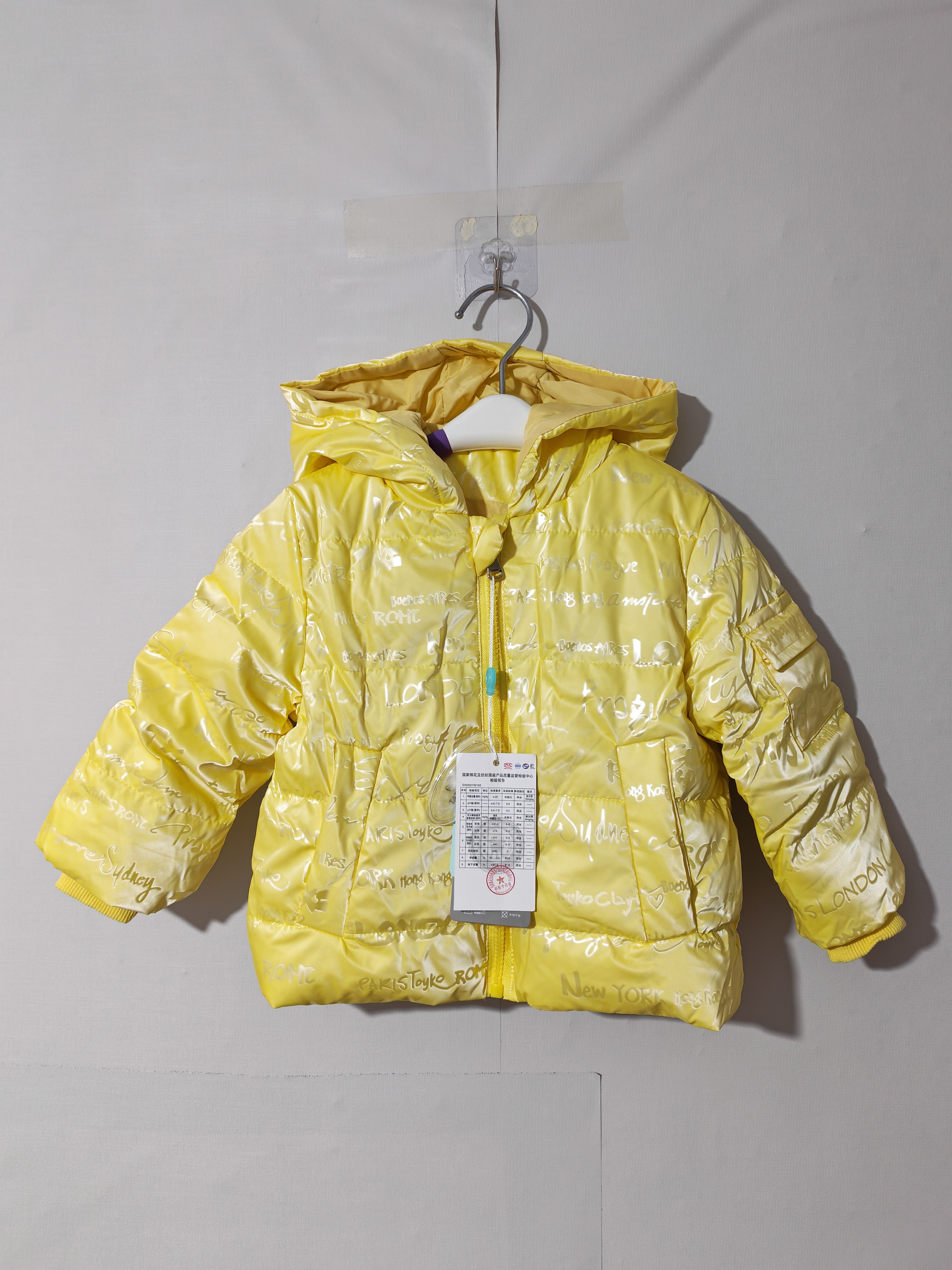 80-120码钓鱼猫正品免洗儿童羽绒服男童羽绒服女童羽绒外套秋冬