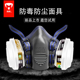 打磨 喷漆电焊 粉尘化工毒防毒气 防甲醛 迈盾M8防毒面具防尘面罩