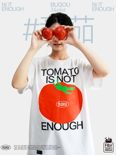 不够商店 / BUGOUmarket 果蔬自由系列短袖 T恤夏趣味印花圆领纯