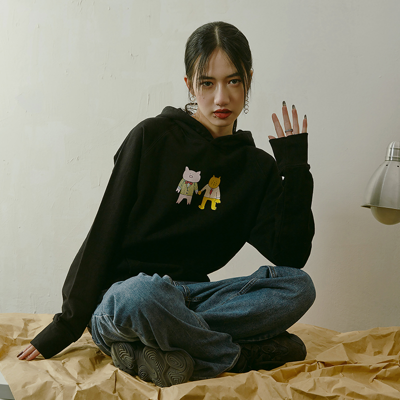 新款特价原创好朋友加厚面料卫衣