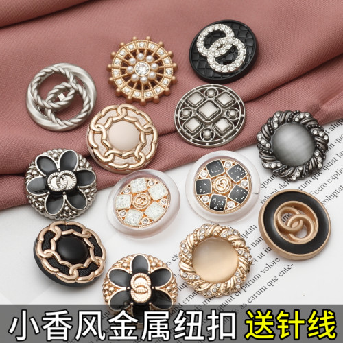 复古大衣风衣外套金属扣子