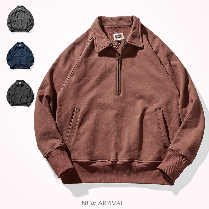 圆领多色毛圈针织卫衣6623套头