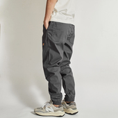 束脚拼接宽松户外防刮弹力裤 美式 子 男新款 潮牌休闲长裤 机能工装 裤