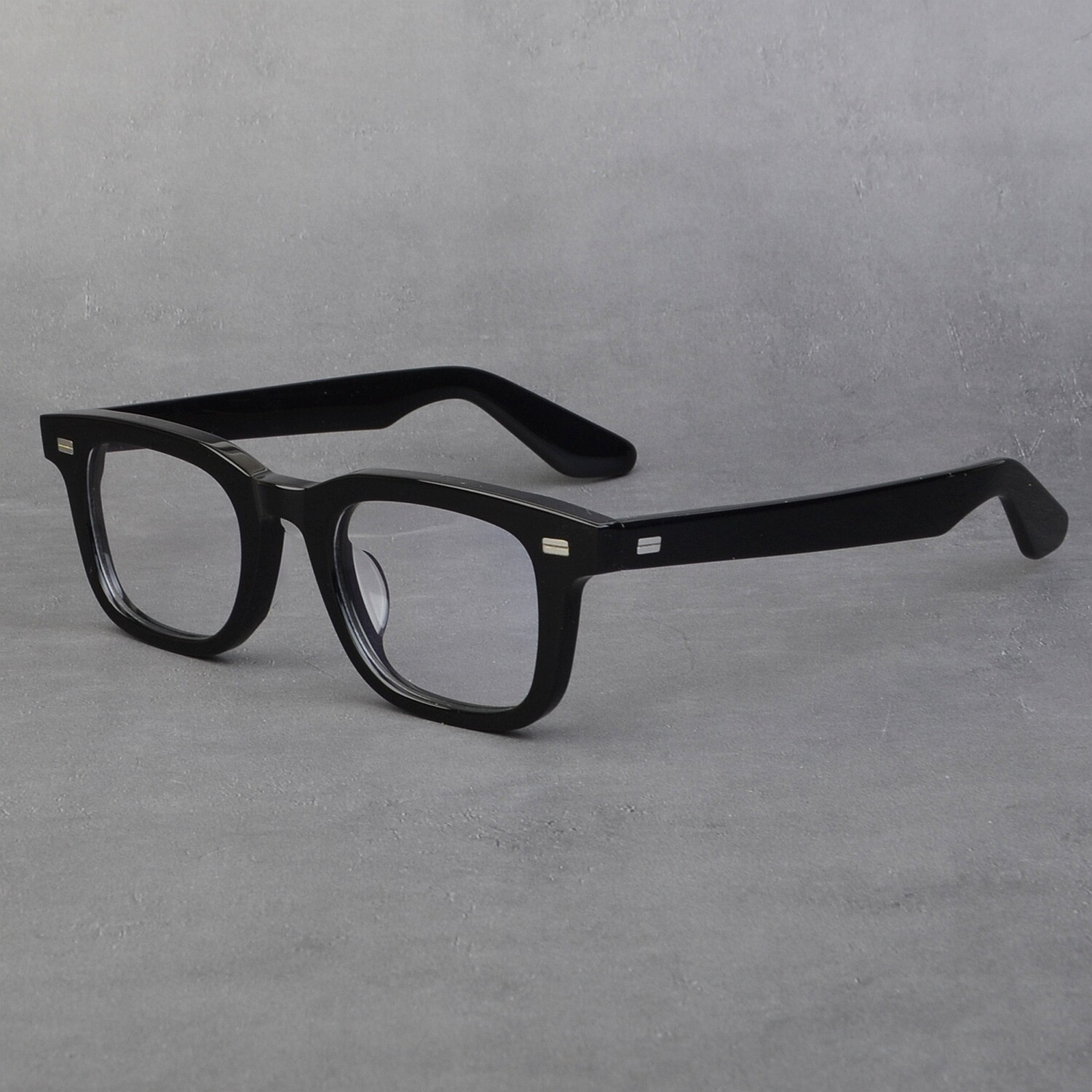 日系文艺青年复古眼镜架男大脸百搭潮流方形板材近视眼镜框女神器