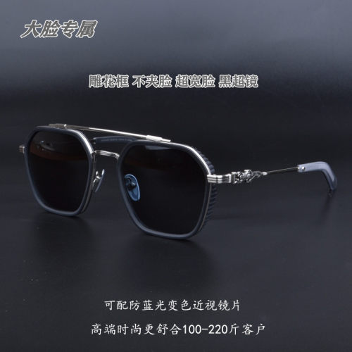 高端罗心大框宽边开车黑超眼镜