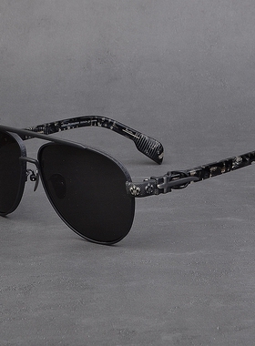 时尚奢华蛤蟆镜飞行员复古太阳镜