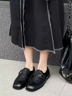 成功鸟2026春季新款真皮乐福鞋女潮鞋子百搭休闲鞋女鞋复古小皮鞋