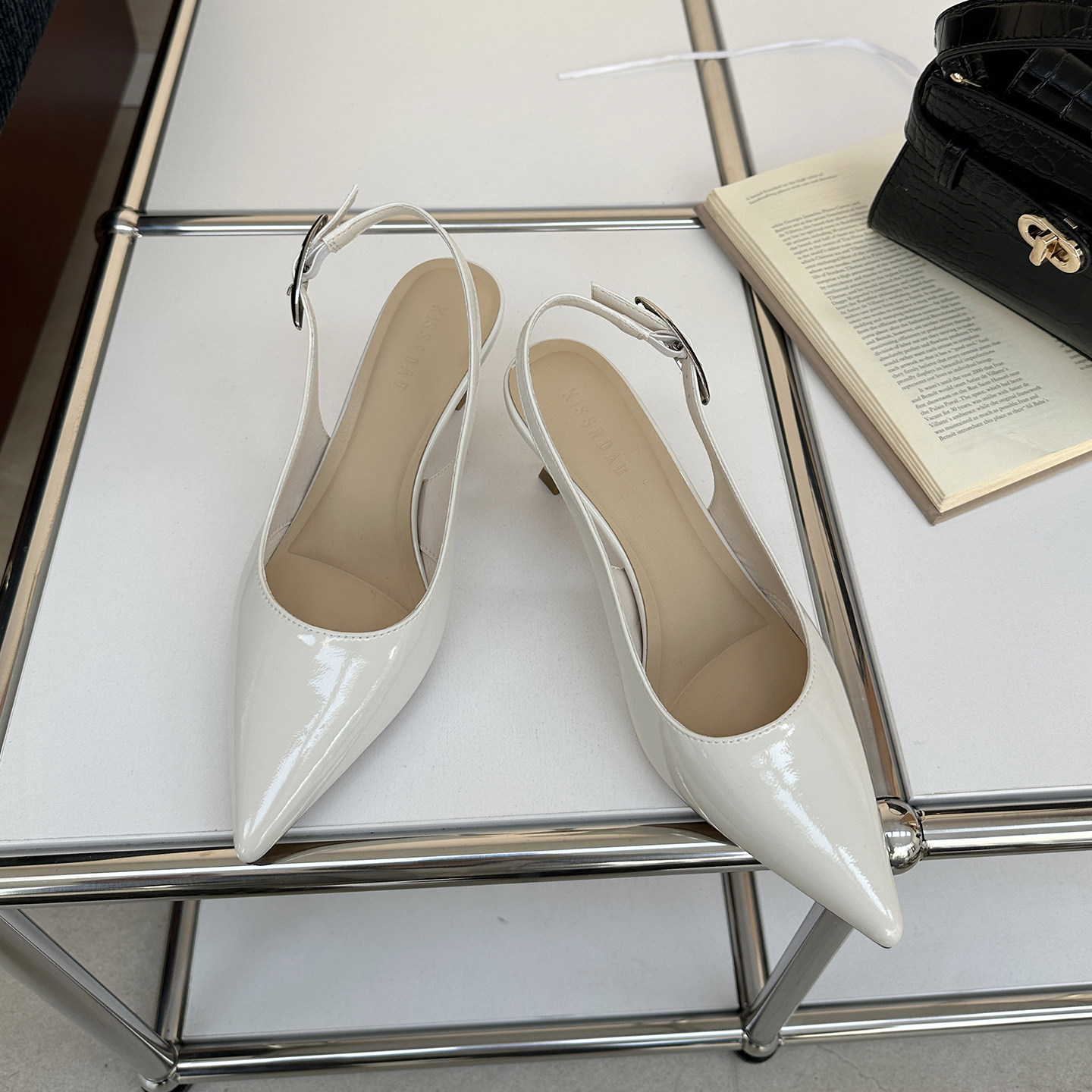 2026新款法式漆皮尖头包头凉鞋女夏外穿配裙子仙女风不累脚高跟鞋,女鞋,时装凉鞋,淘宝优惠券,粉丝福利购,淘宝优惠卷