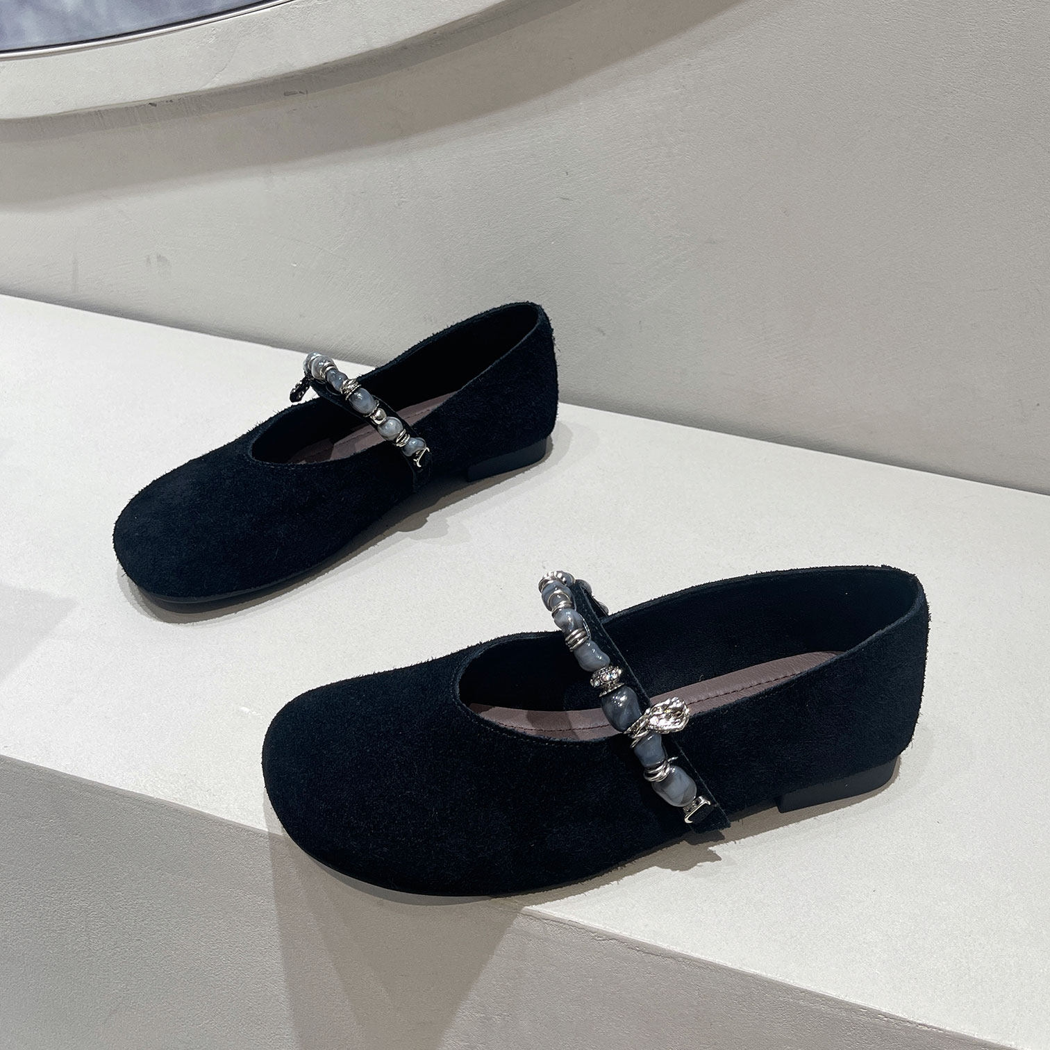 真皮全包勃肯鞋女2025新款秋季百搭复古魔术贴平底单鞋显瘦奶奶鞋,女鞋,勃肯鞋/软木鞋,淘宝优惠券,粉丝福利购,淘宝优惠卷