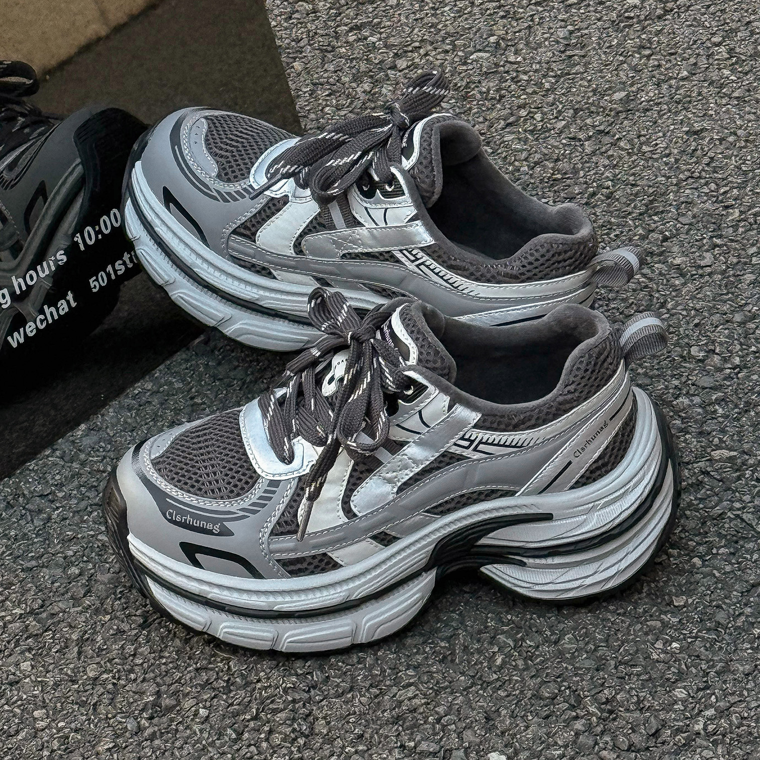 今年流行爆款老爹鞋女小个子增高