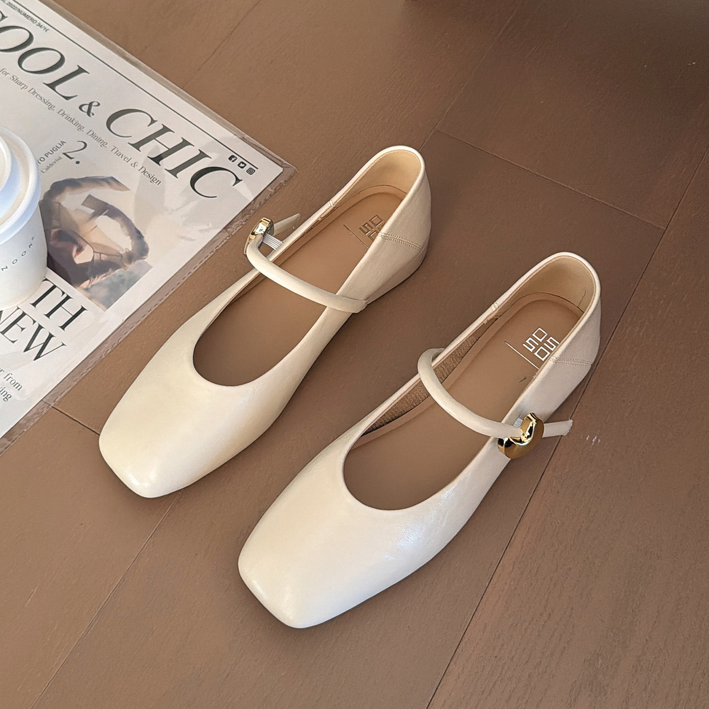 法式方头玛丽珍鞋女2026新款配裙子通勤软底不累脚一脚蹬粗跟单鞋,女鞋,玛丽珍鞋,淘宝优惠券,粉丝福利购,淘宝优惠卷