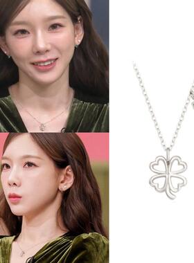 直邮~金泰妍同款 韩国代购 paul brial正品 韩版925银项链 颈链女