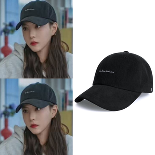 直邮~韩国代购capten正品帽子 韩剧亲爱的X 李烈音同款字母棒球帽
