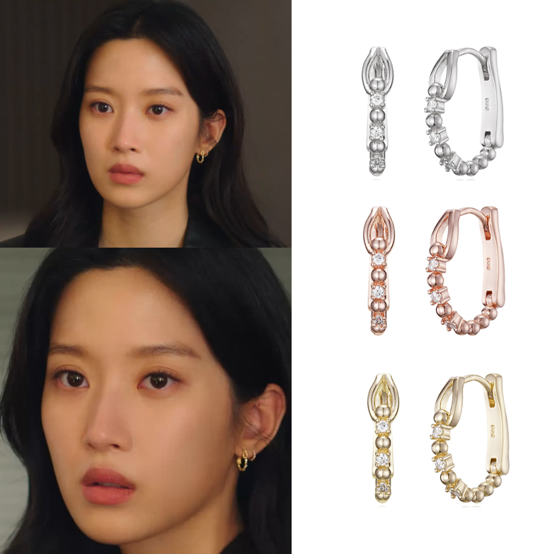 韩国代购haesool正品 韩剧那家伙是黑炎龙 文佳英 林允儿同款耳环