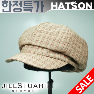直邮~韩国代购 hatson正品 JILL STUART格子贝雷帽 棒球帽 报童帽