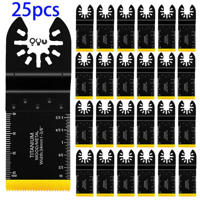25件装万用宝starlock镀钛双金属锯片切割带钉子木板薄金属线缆管