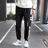 2025秋冬季主推款宽松大码九分裤工装裤潮牌男裤K19-P35，男装工装外套，星座209-1