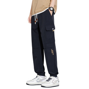 春装新款时尚高品质不起球宽松休闲裤男工装九分裤 K518 P40 控59图片