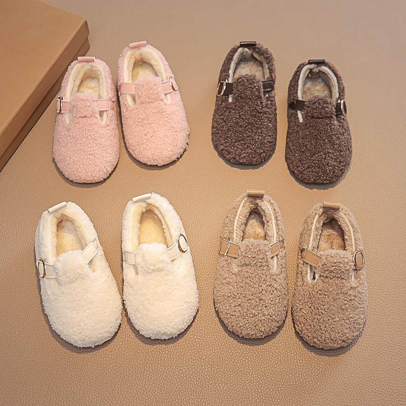 2026新款秋冬季女童加绒毛毛鞋儿童棉鞋保暖公主鞋宝宝软底豆豆鞋,童鞋/婴儿鞋/亲子鞋,棉鞋,淘宝优惠券,粉丝福利购,淘宝优惠卷