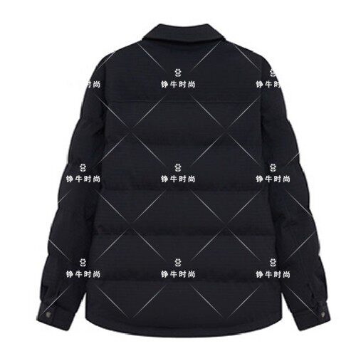 熊男装衬衫领棉服男24款休闲轻薄美式外套tnjp248v08i jp248v08i