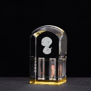 双孔内雕十二生肖龙蛇马胎毛脐带印章diy自制胎发保存百天纪念品