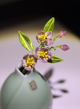 胸针花朵古风复古/宫廷