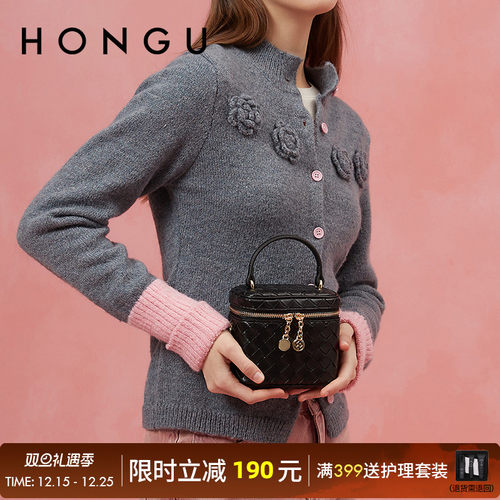 红谷小香风百搭手拎斜挎包