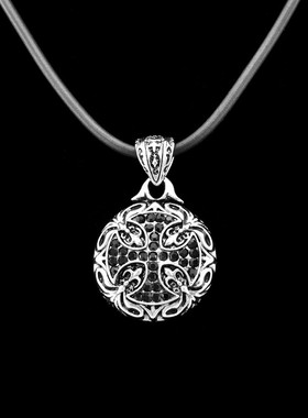 手工复古项链吊坠