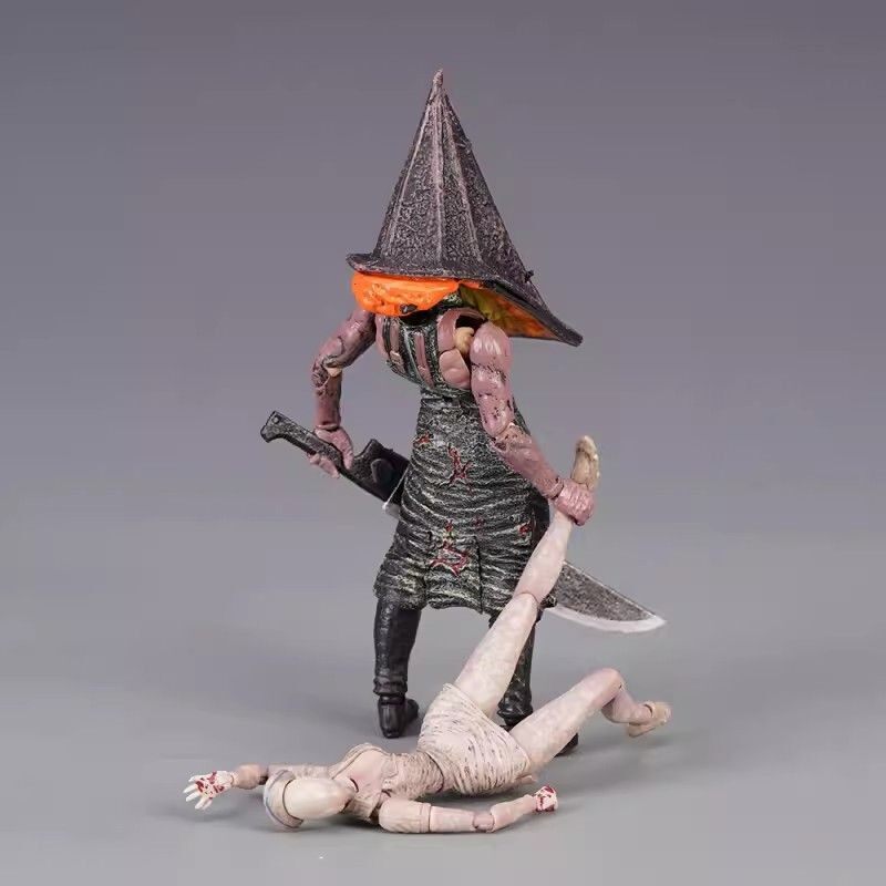 优质版寂静岭 figma SP 061无脸护士长三角头可动人偶 手办模型摆