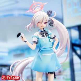 蔚蓝手办档案浅黄睦月手办国产动漫二次元美少女桌面摆件模型玩偶