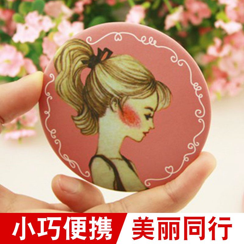 圆形随身化妆镜迷你便携韩国小清新卡通小镜子女生可爱个性随身镜在类目 家庭/个人清洁工具, 个人洗护清洁用具, 梳子/便携用镜, 随身化妆镜中 - 来自Buy2taobao.com提供专业的淘宝代购服务