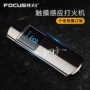 Cảm biến mạng cảm ứng USB đỏ sạc nhẹ gió cá tính sáng tạo nam thuốc lá điện tử nhẹ hơn để gửi bạn trai thủy triều - Bật lửa thế giới bật lửa