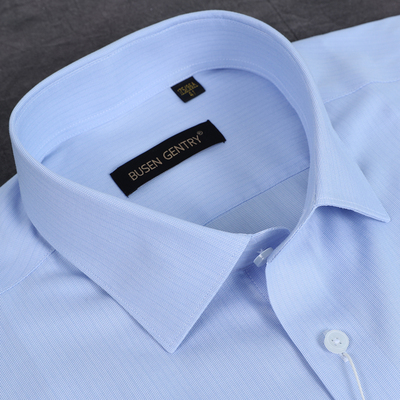 2024新款枫桥步森男士桑蚕丝棉真丝免烫灰色商务短袖衬衫FQ83321S