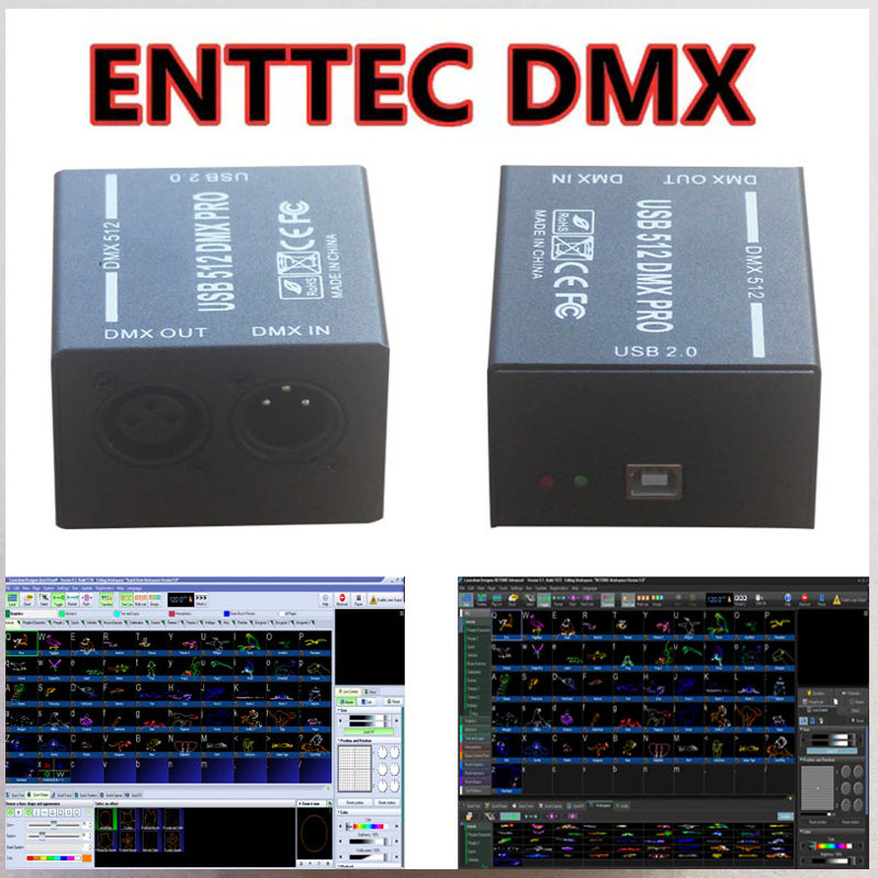 包邮ENTTEC DMX穿山甲Quickshow 和BEYOND激光 DMX USB信号转换器