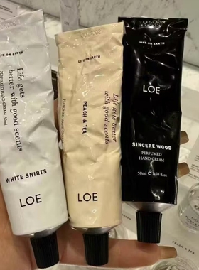 LOE白衬衣松木水蜜桃护手霜清仓