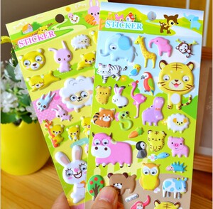 立体眼珠贴 DIY手工制作立体泡泡贴画 动物海底手机装饰小粘贴纸