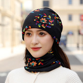 防寒保暖百变围脖套头秋冬堆堆帽仿羊绒双层多功能头巾男女扭扭帽