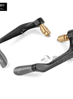 适用杜卡迪怪兽821 MONSTER 821 2014-2020年 改装碳纤维牛角护手