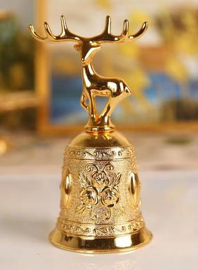 欧式风金属手摇幼儿园麋鹿装饰品
