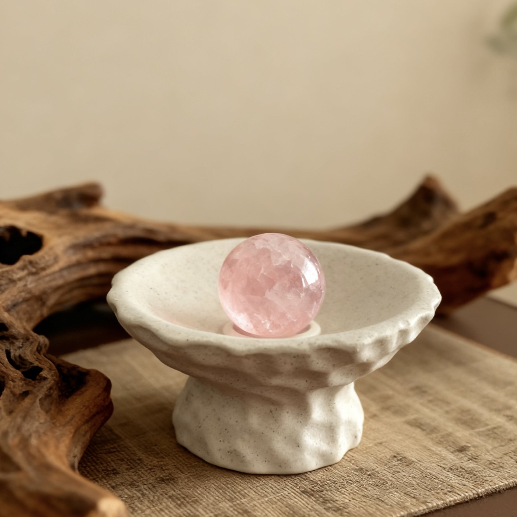 创意现代水晶球托盘陶瓷高脚高颜值床头柜装饰品摆件女生房间卧室,家居饰品,桌面摆件,淘宝优惠券,粉丝福利购,淘宝优惠卷